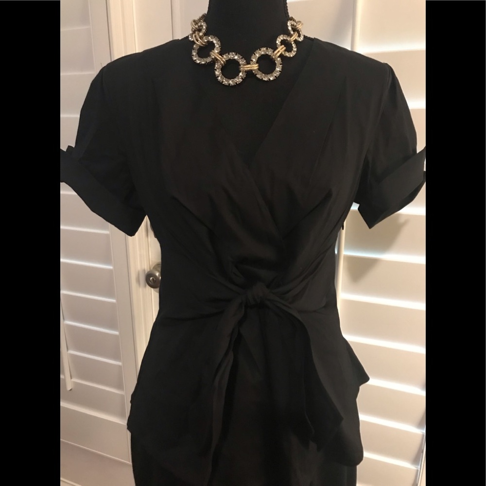 Nine West ladies black blouse